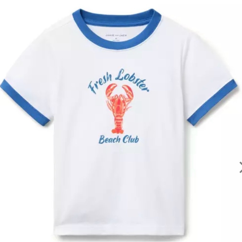 Janie and Jack Lobster Beach Club Tee